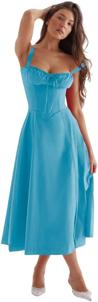 Brittney | Abito bustier con corsetto: eleganza casual e comfort estivo