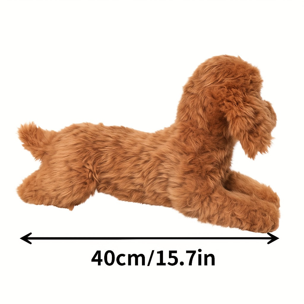 Peluche Teddy Dog Réaliste et Doux | Jouet Câlin pour Enfants & Cadeaux