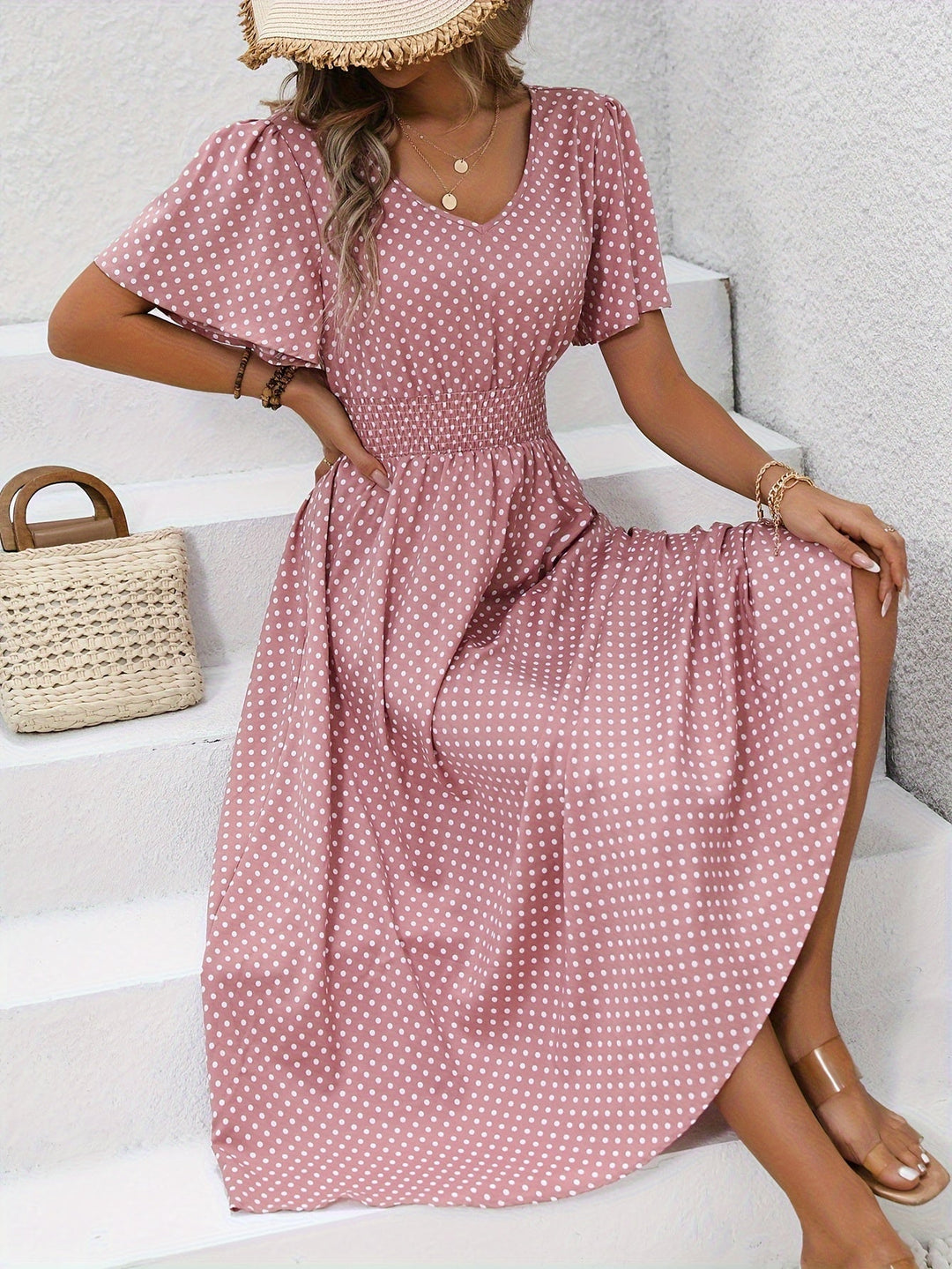 Vestido de verano de lunares | Transpirable y femenino | Perfecto para días soleados