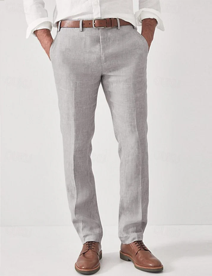 Pantalon de lin respirant pour hommes | Confort et style