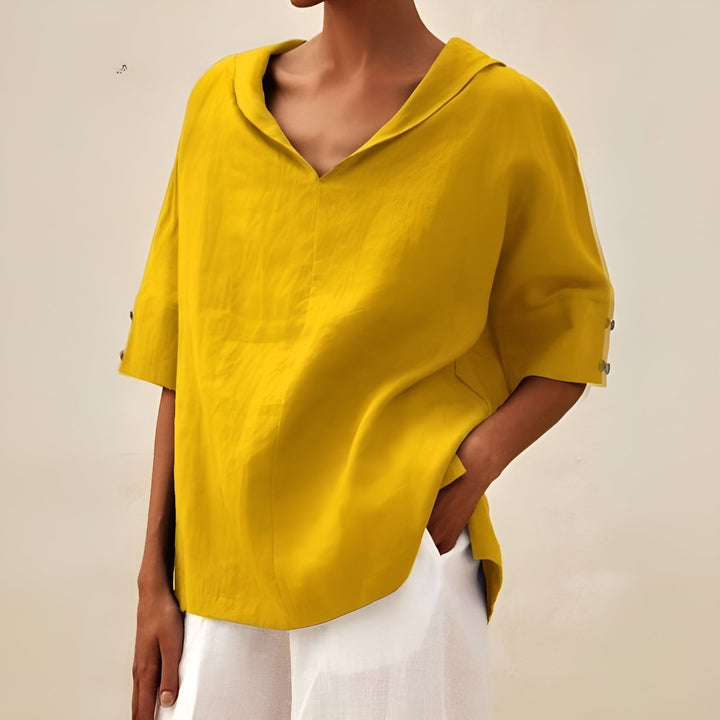 Maricar T-shirt en coton pour femmes avec une coupe flatteuse | Confortable et adapté à la vie quotidienne