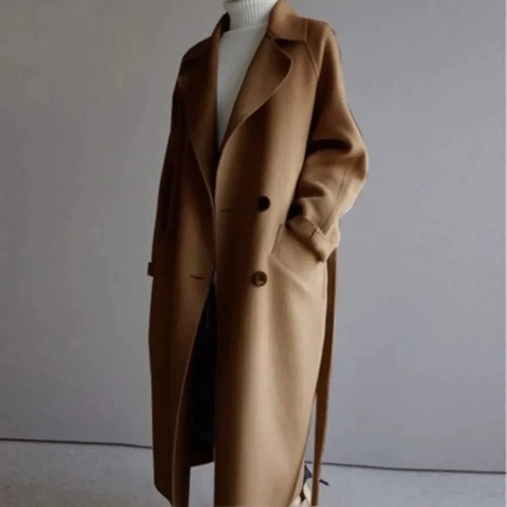 Adèle | Trench Coat Beige Élégant & Intemporel pour un Style Sophistiqué