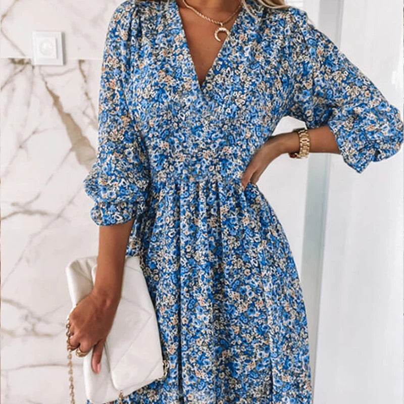 Laureen | Robe Confortable à Imprimé Floral pour Femme | Élégance et Confort pour l'Été