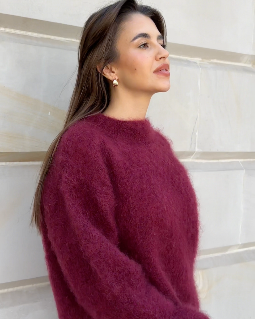Alice Pull Mohair Douillet pour Femme | Doux & Élégant