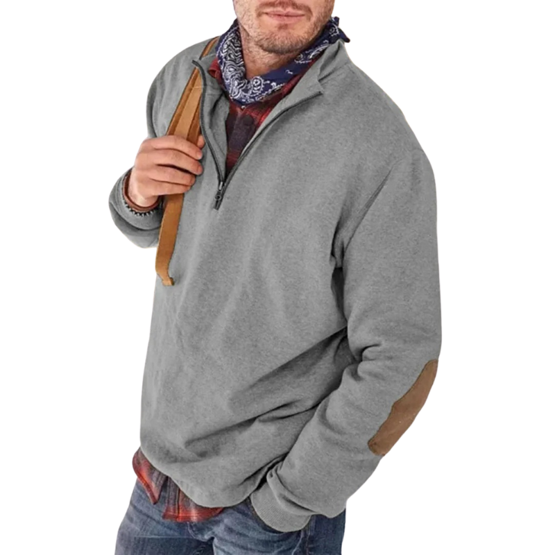 Pull semi-zippé Dylan pour homme | Coupe décontractée et détails élégants