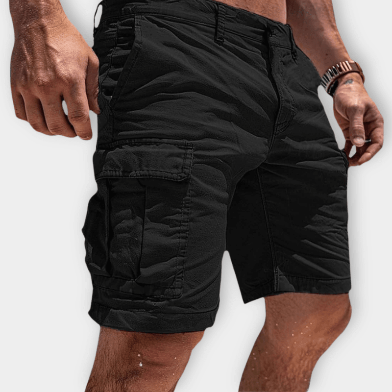 Short Cargo Léger Homme | Coton Respirant, Coupe Confortable & Poches Spacieuses