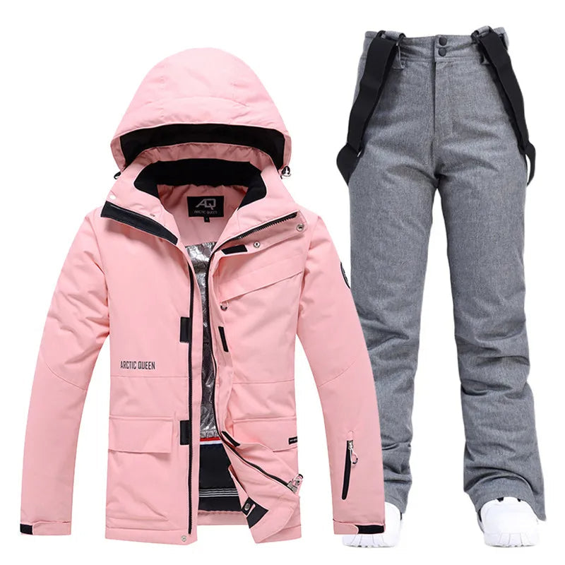 Emily Combinaison de Ski pour Femme | Imperméable, Respirante, Isolée, Réglable, Design Moderne