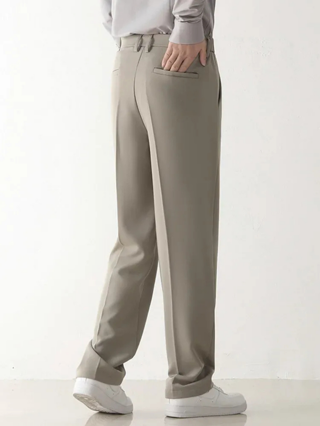 Pantalon drapé Ben pour homme | Coupe décontractée et élégance sophistiquée