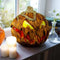 Decoración animatrónica de calabaza de Halloween que se eleva y cae