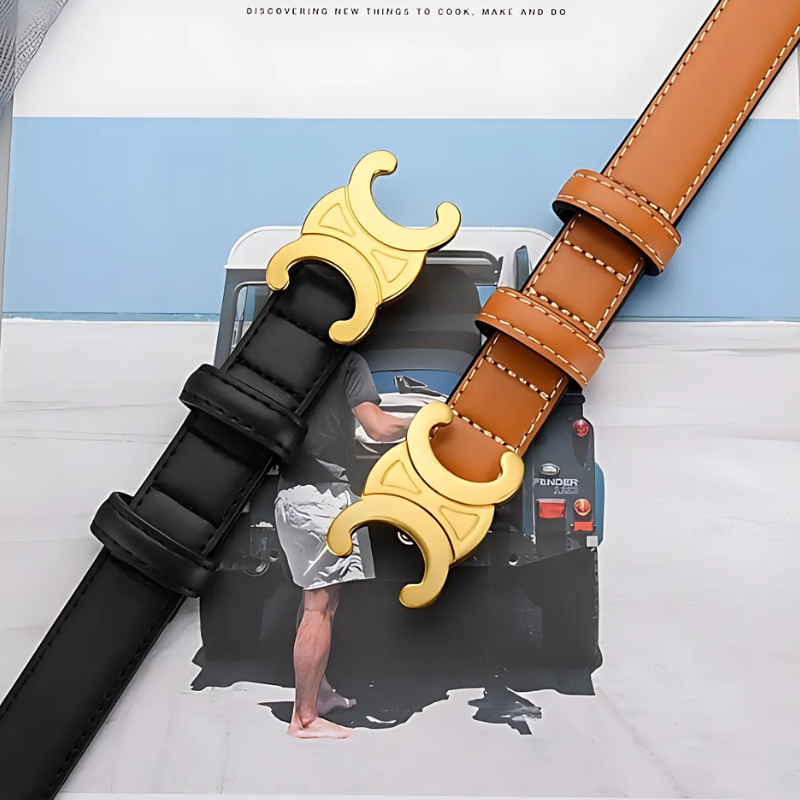 Ceinture Cuve pour femme | Élégance dorée et design sophistiqué