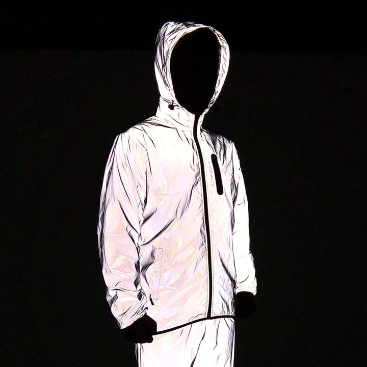 Giacca antipioggia riflettente unisex Carl | Visibilità a 360° e impermeabile | Sicura in tutte le condizioni atmosferiche