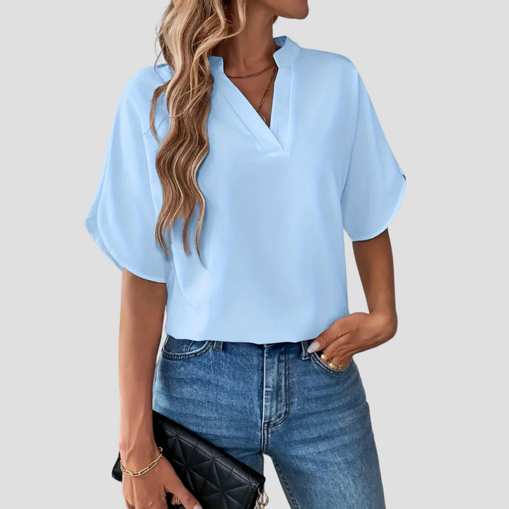 Marie Blouse Décontractée pour Femme | Tissu Léger & Style Estival Naturel