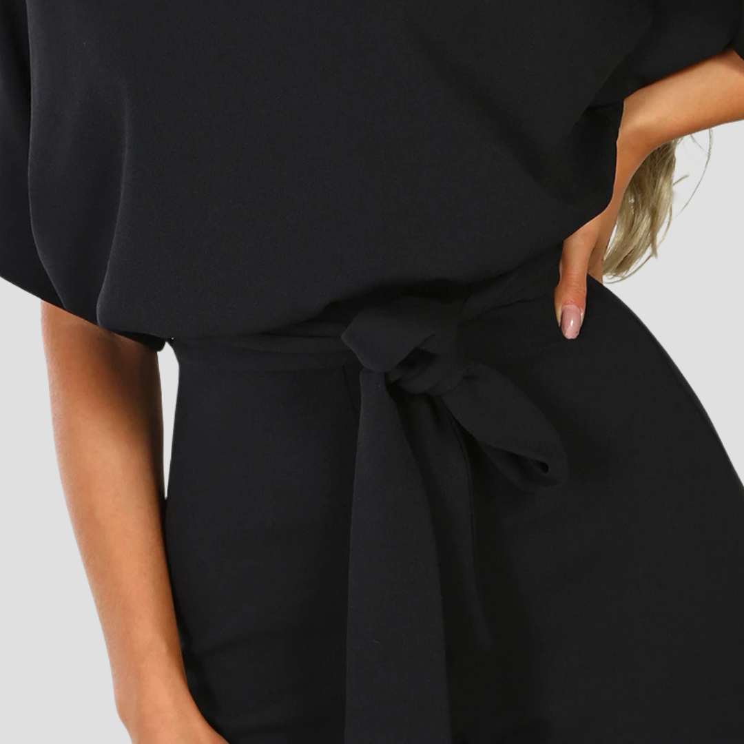Beline | Combinaison Élégante Ceinturée | Silhouette Fluide & Allure Décontractée