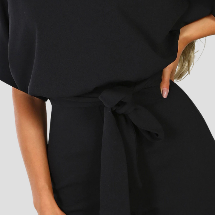 Beline | Combinaison Élégante Ceinturée | Silhouette Fluide & Allure Décontractée