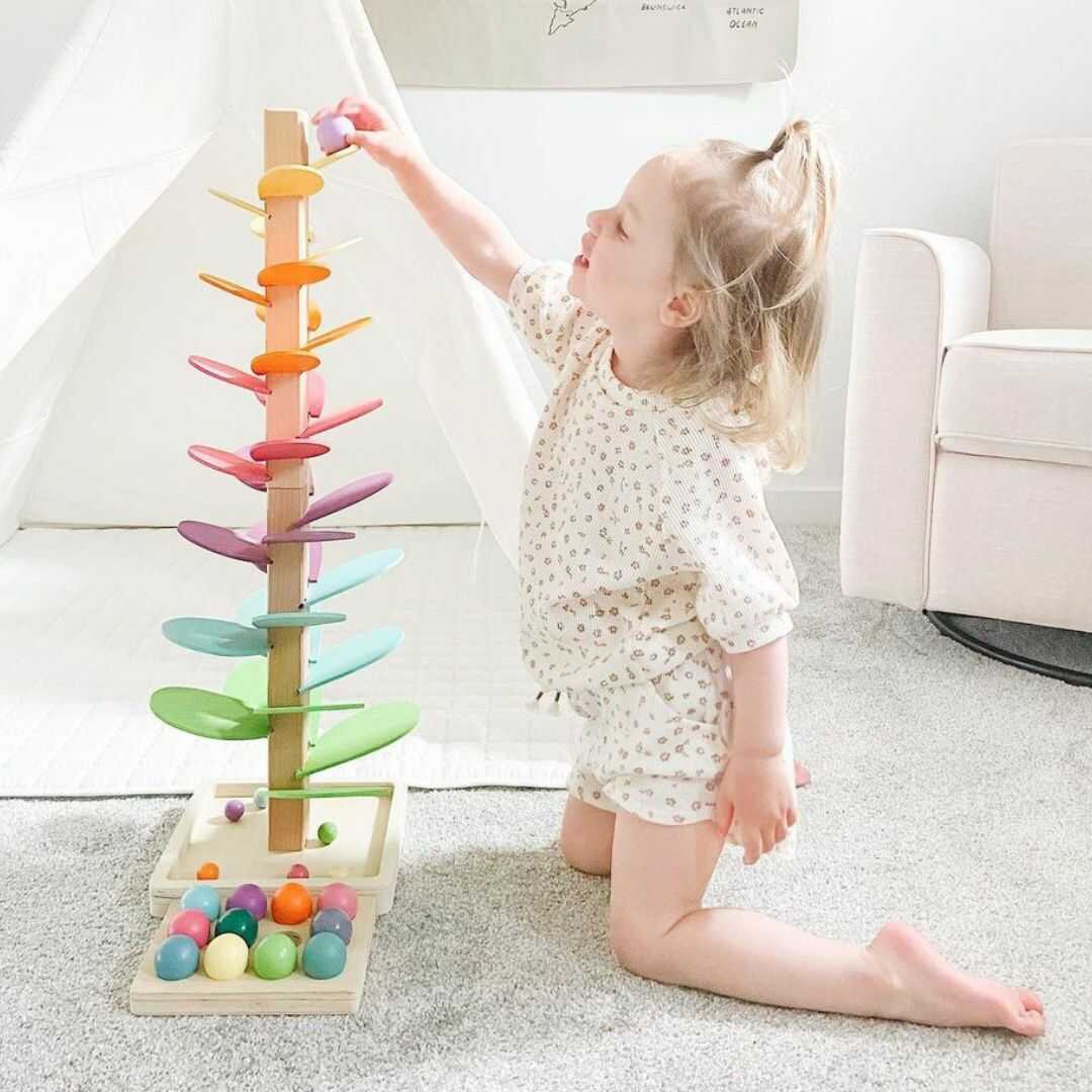 Arbre à sons interactif pour enfants | Jouet éducatif Tour de murmure arc-en-ciel