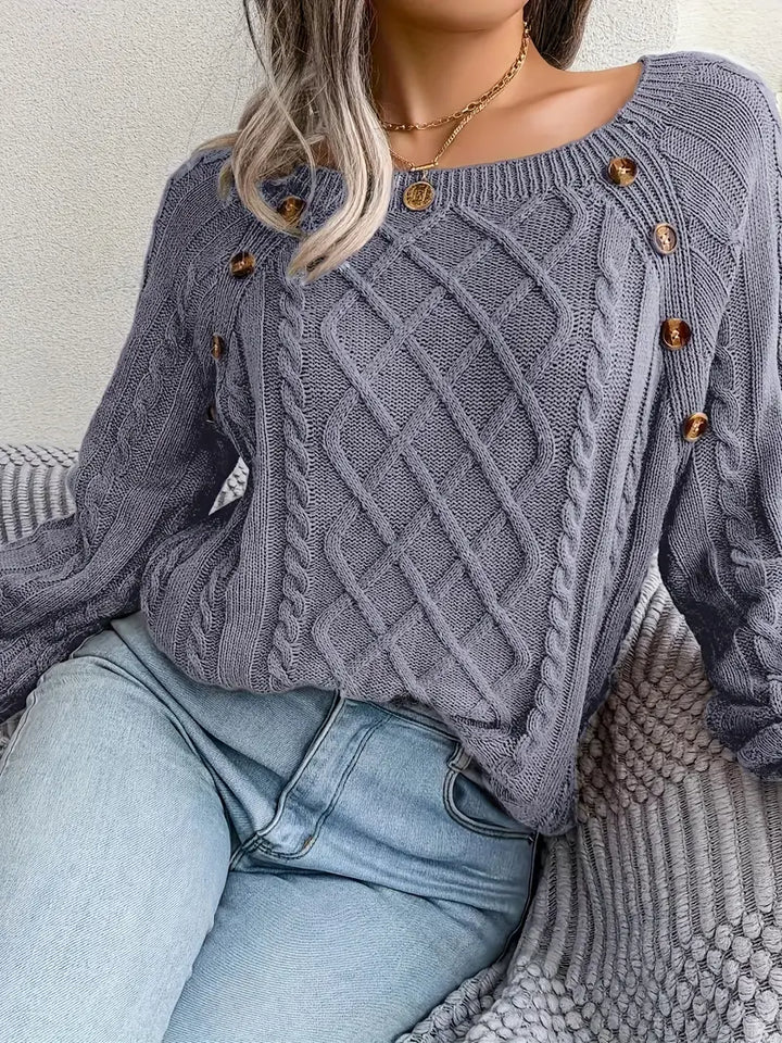 Aldara | Pull élégant pour femme, Polyvalent et confortable, Design raffiné pour une élégance au quotidien