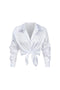 Blusa de satén Lillian para mujer | Camisa elegante de manga larga, corte holgado y diseño atemporal