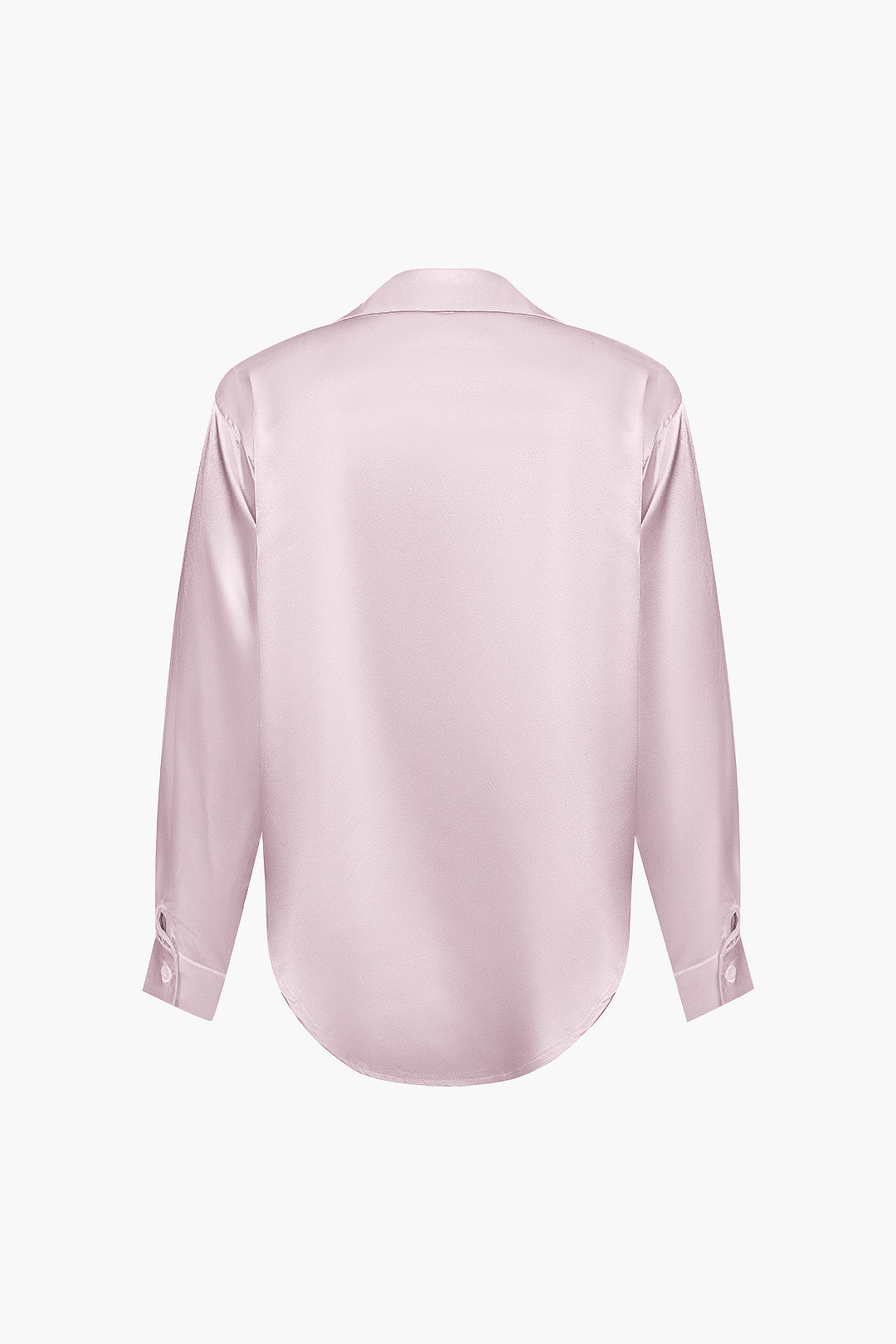 Blusa de satén Lillian para mujer | Camisa elegante de manga larga, corte holgado y diseño atemporal