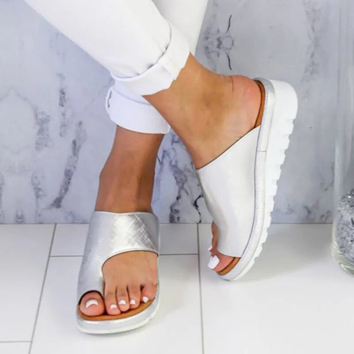 Chaussons confortables en cuir pour femmes avec un soutien optimal