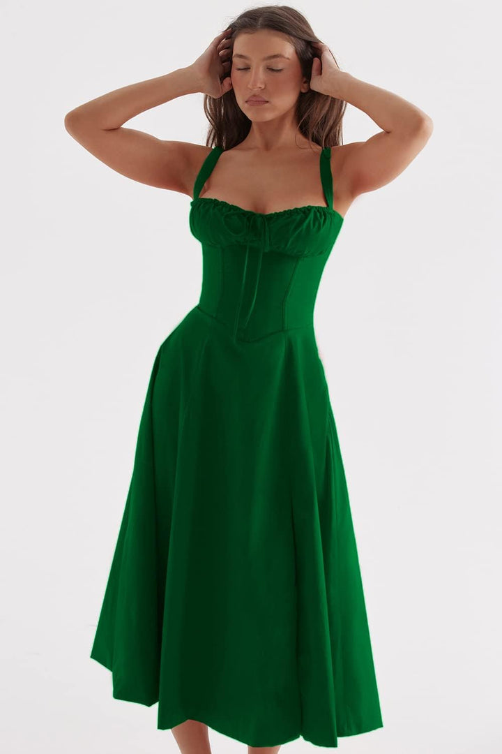 Brittney | Abito bustier con corsetto: eleganza casual e comfort estivo