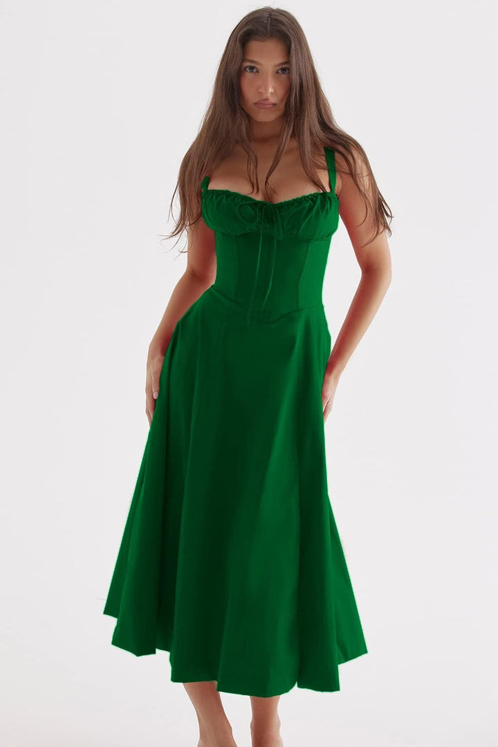 Brittney | Abito bustier con corsetto: eleganza casual e comfort estivo