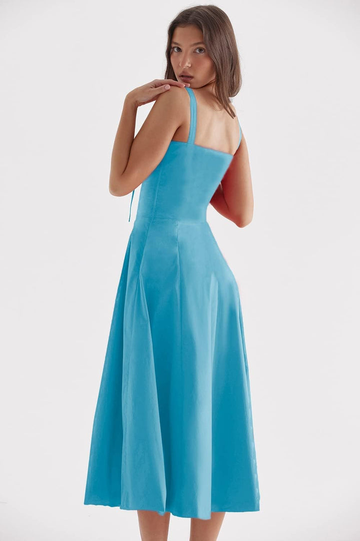 Brittney | Abito bustier con corsetto: eleganza casual e comfort estivo