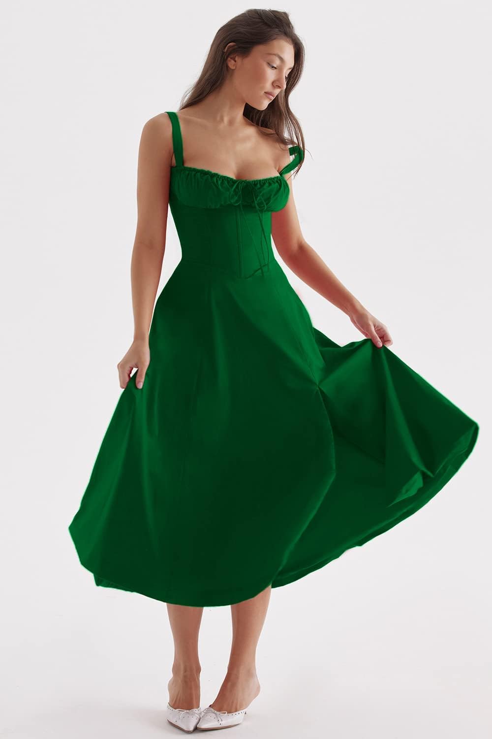 Brittney | Abito bustier con corsetto: eleganza casual e comfort estivo