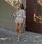Ensemble Short à Volants Tulum - Taupe