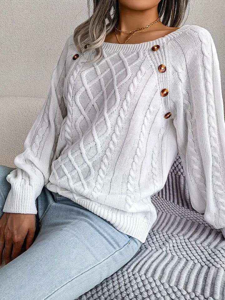 Aldara | Pull élégant pour femme, Polyvalent et confortable, Design raffiné pour une élégance au quotidien