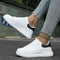 Baskets en cuir blanc Clean pour femmes