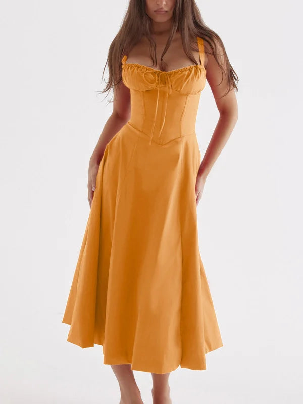 Brittney | Abito bustier con corsetto: eleganza casual e comfort estivo