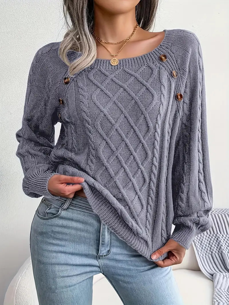 Aldara | Pull élégant pour femme, Polyvalent et confortable, Design raffiné pour une élégance au quotidien