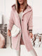 Gilet élégant pour femme avec capuchon - Look Cachemire Automne