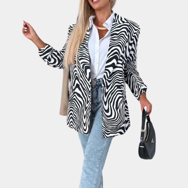 Beryl Blazer Élégant pour Femmes | Coupe Cintrée et Design Remarquable pour des Looks Polyvalents