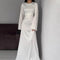 Aria | Robe Longue en Satin Élégante & Fluide pour un Look Raffiné