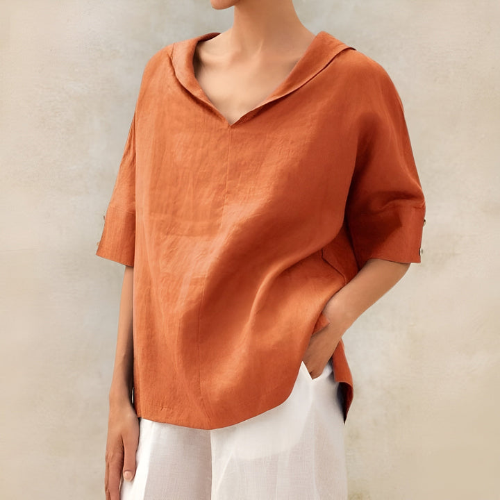 Maricar T-shirt en coton pour femmes avec une coupe flatteuse | Confortable et adapté à la vie quotidienne