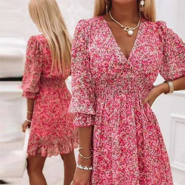 Laureen | Robe Confortable à Imprimé Floral pour Femme | Élégance et Confort pour l'Été