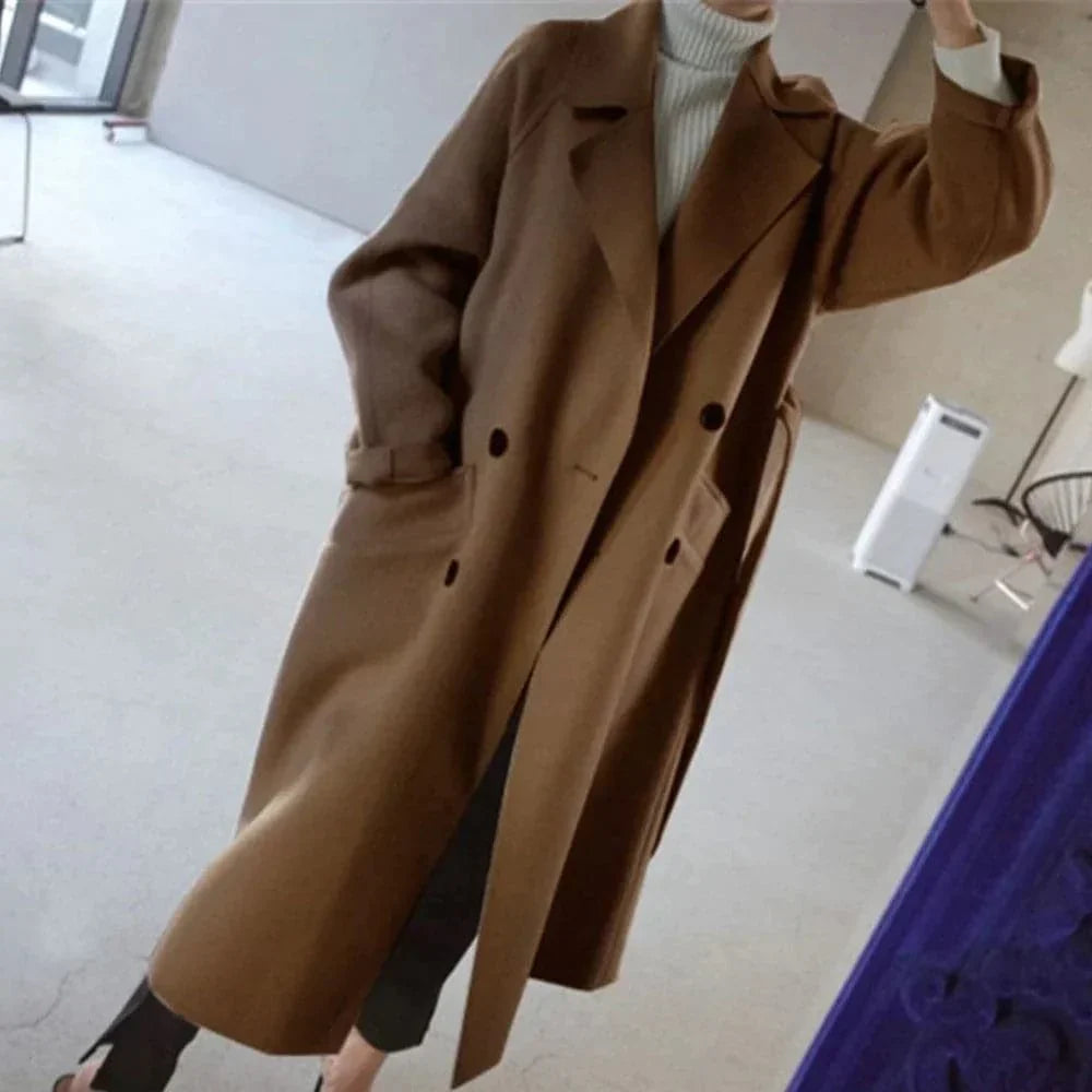 Adèle | Trench Coat Beige Élégant & Intemporel pour un Style Sophistiqué