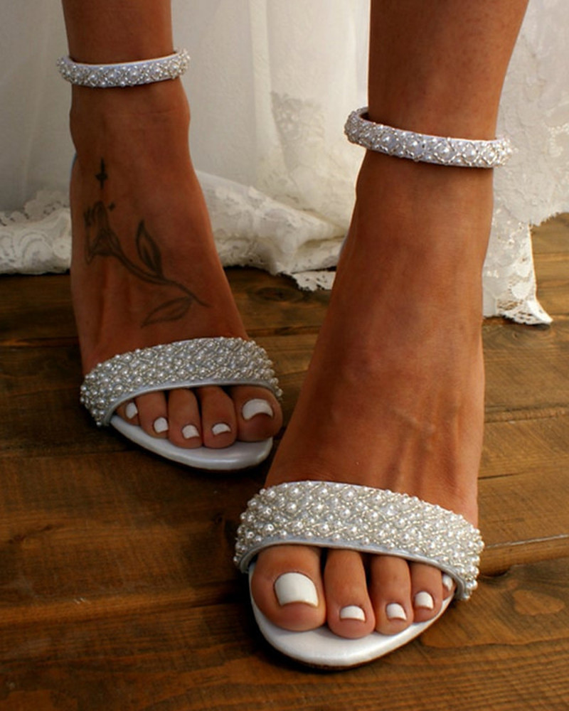 Erin Elegant Wedding Sandals for Women | Confort et style sophistiqué