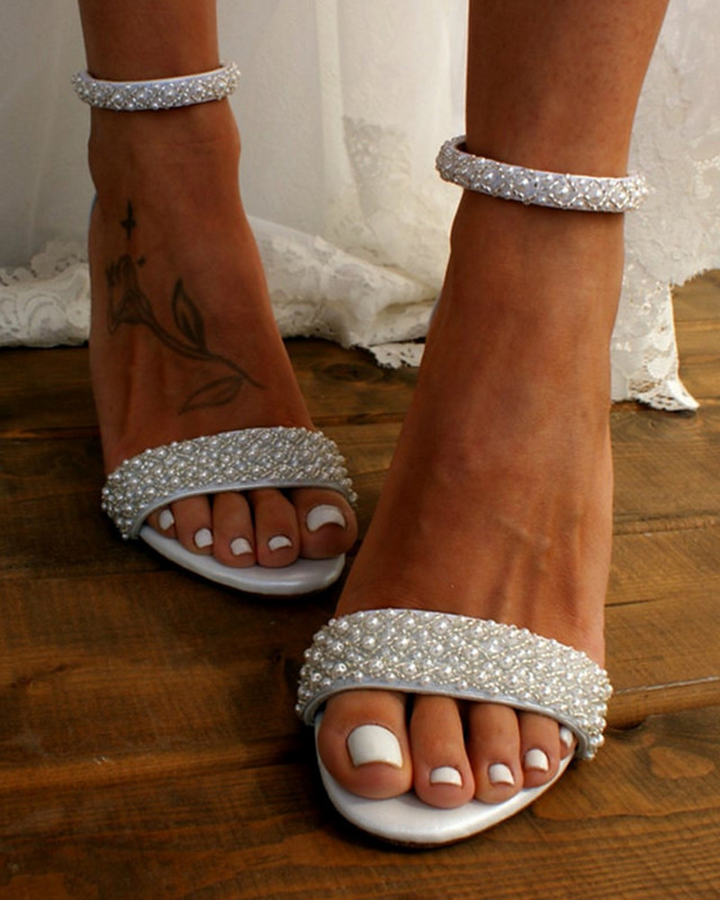 Erin Elegant Wedding Sandals for Women | Confort et style sophistiqué