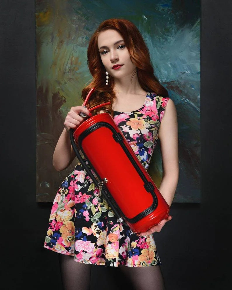Bar secret en forme d’extincteur | Rangement discret pour bouteille et accessoires