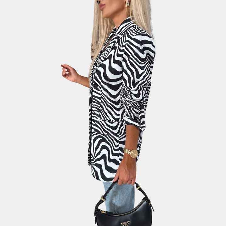 Beryl Blazer Élégant pour Femmes | Coupe Cintrée et Design Remarquable pour des Looks Polyvalents