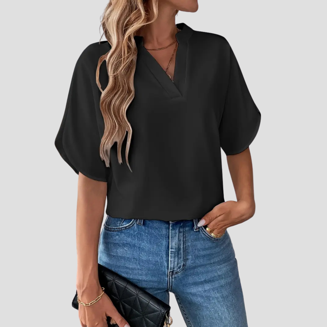 Marie Blouse Décontractée pour Femme | Tissu Léger & Style Estival Naturel