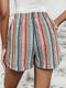 Felice - Top curto às riscas contrastantes