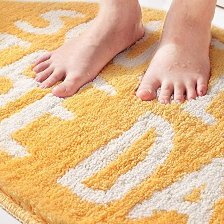 Tapis de Bain Absorbant Antidérapant | Doux, Séchage Rapide et Confortable