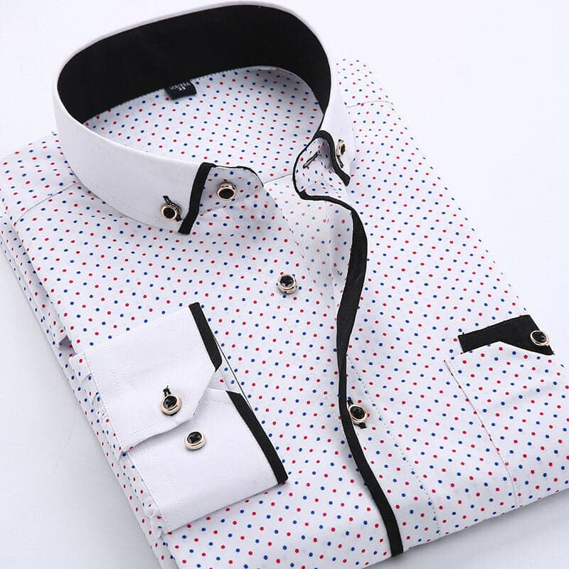 Luca Chemise Homme Élégante | Coupe Ajustée & Détails Sophistiqués