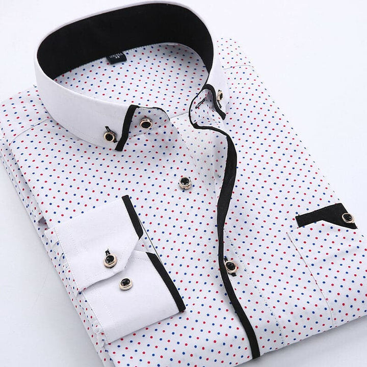 Luca Chemise Homme Élégante | Coupe Ajustée & Détails Sophistiqués
