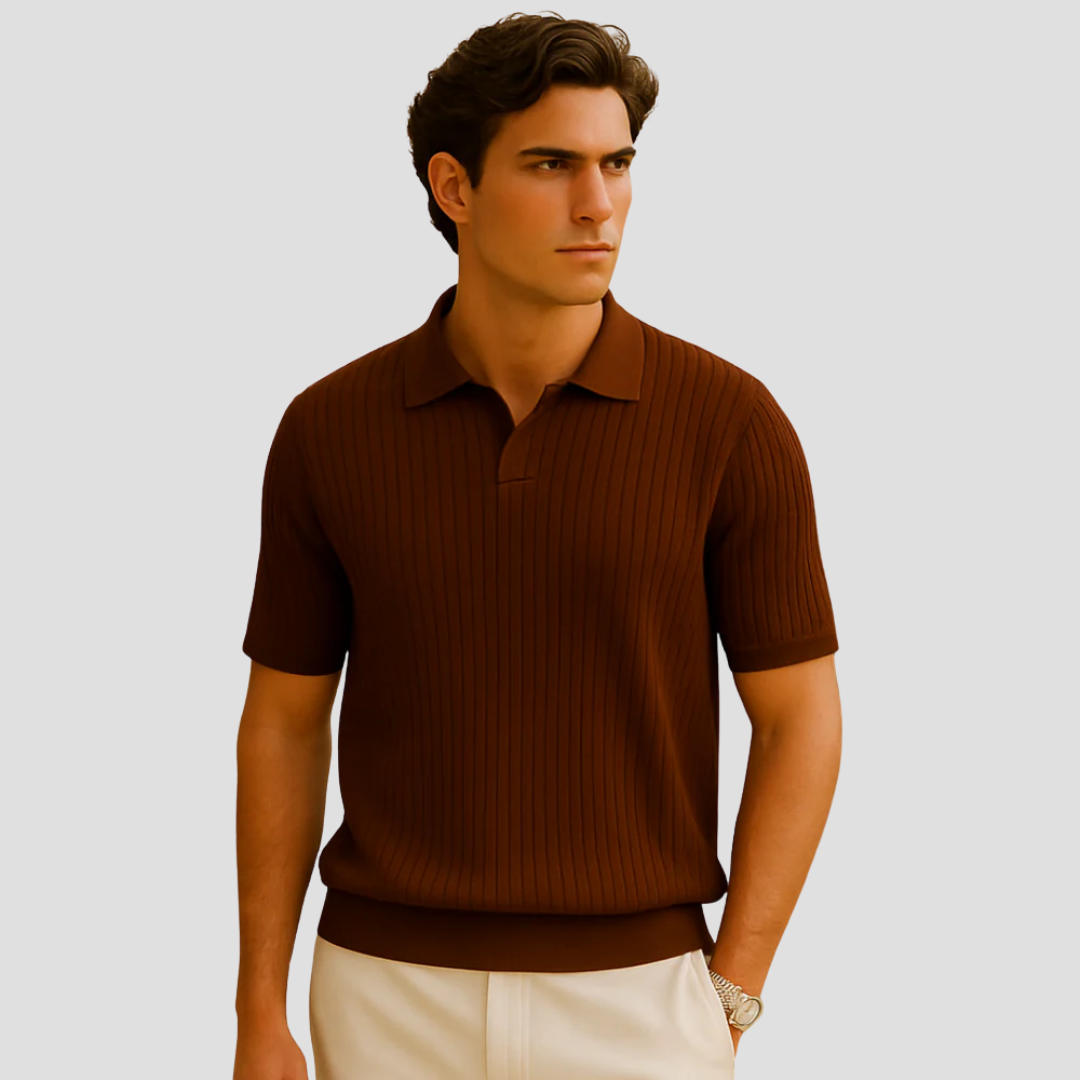 Evrard Polo Homme | Maille Côtelée, Style Estival Léger