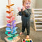 Arbre à sons interactif pour enfants | Jouet éducatif Tour de murmure arc-en-ciel