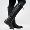 Botas altas de encaje - Realce elegante de la pantorrilla